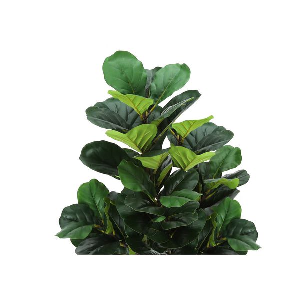 Black Green 47-Inch Indoor Floor Potted Real Touch Decorative Artificial Plant, image 5
